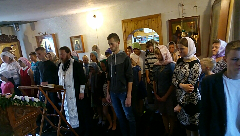 Традиционный молебен
